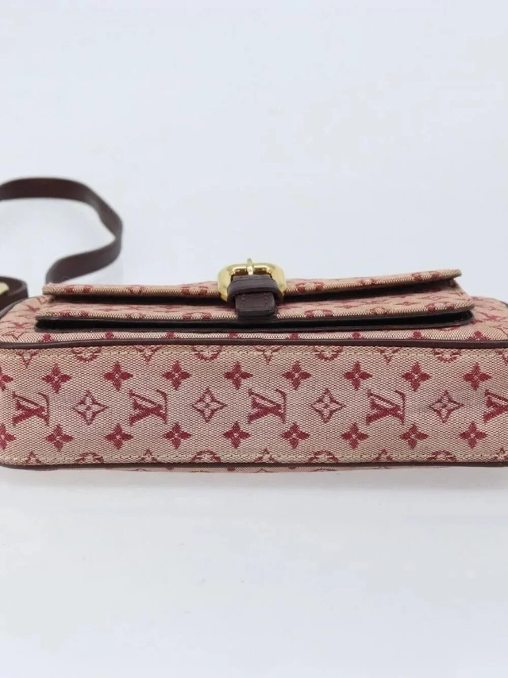 LOUIS VUITTON Monogram Mini Juliet MM Shoulder Bag Red M92219 LV Auth BA10930 - Picture 7 of 16